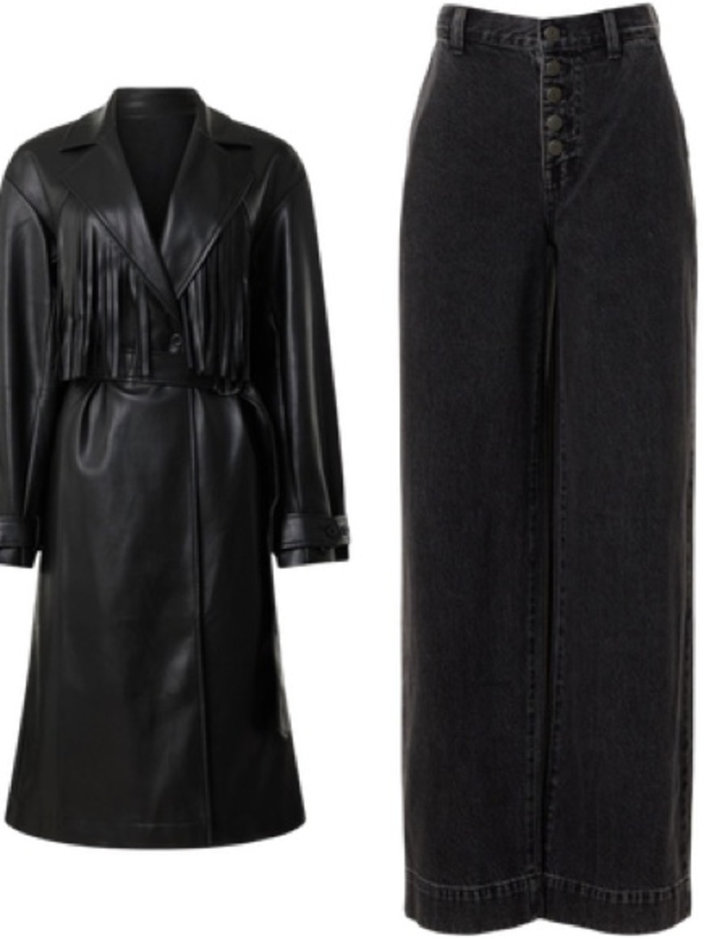 Jason wu faux leather jacket L $495 - Picture 4 of 7